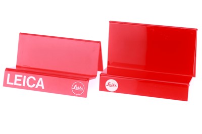 Lot 552 - A Pair of Leica Camera Display Stands