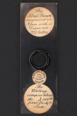 Lot 261 - William Webb Micro-Engraved Microscope Slide