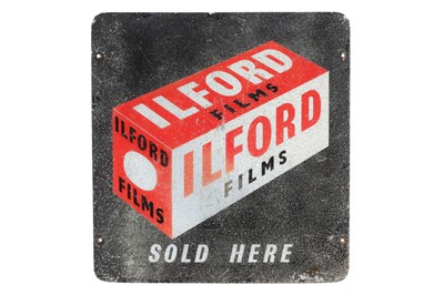 Lot 556 - An "Ilford Films" Advertising Sign