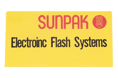 Lot 558 - A "Sunpak" Advertising Sign