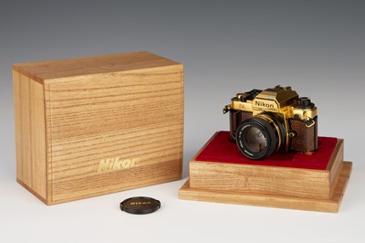 Lot 301 - A Nikon FA Gold 'Grand Prix '84' SLR Camera