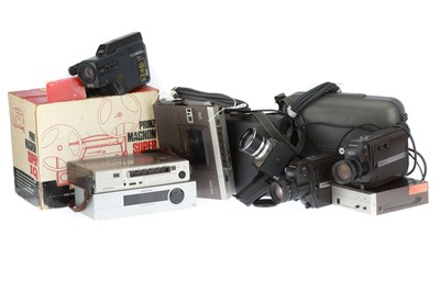 Lot 294 - A Selection of Video Cameras and Accessories