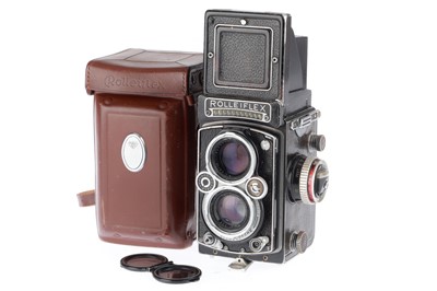 Lot 168 - A Rollei Rolleiflex 3.5F Medium Format TLR Camera