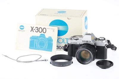 Lot 64 - A Minolta X-300 35mm SLR Camera