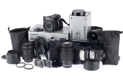 Lot 116 - A Panasonic Lumix G3 Digital Camera Outfit