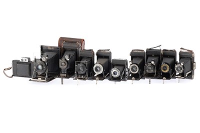 Lot 284 - A Tray of Folding Vest Pocket Cameras