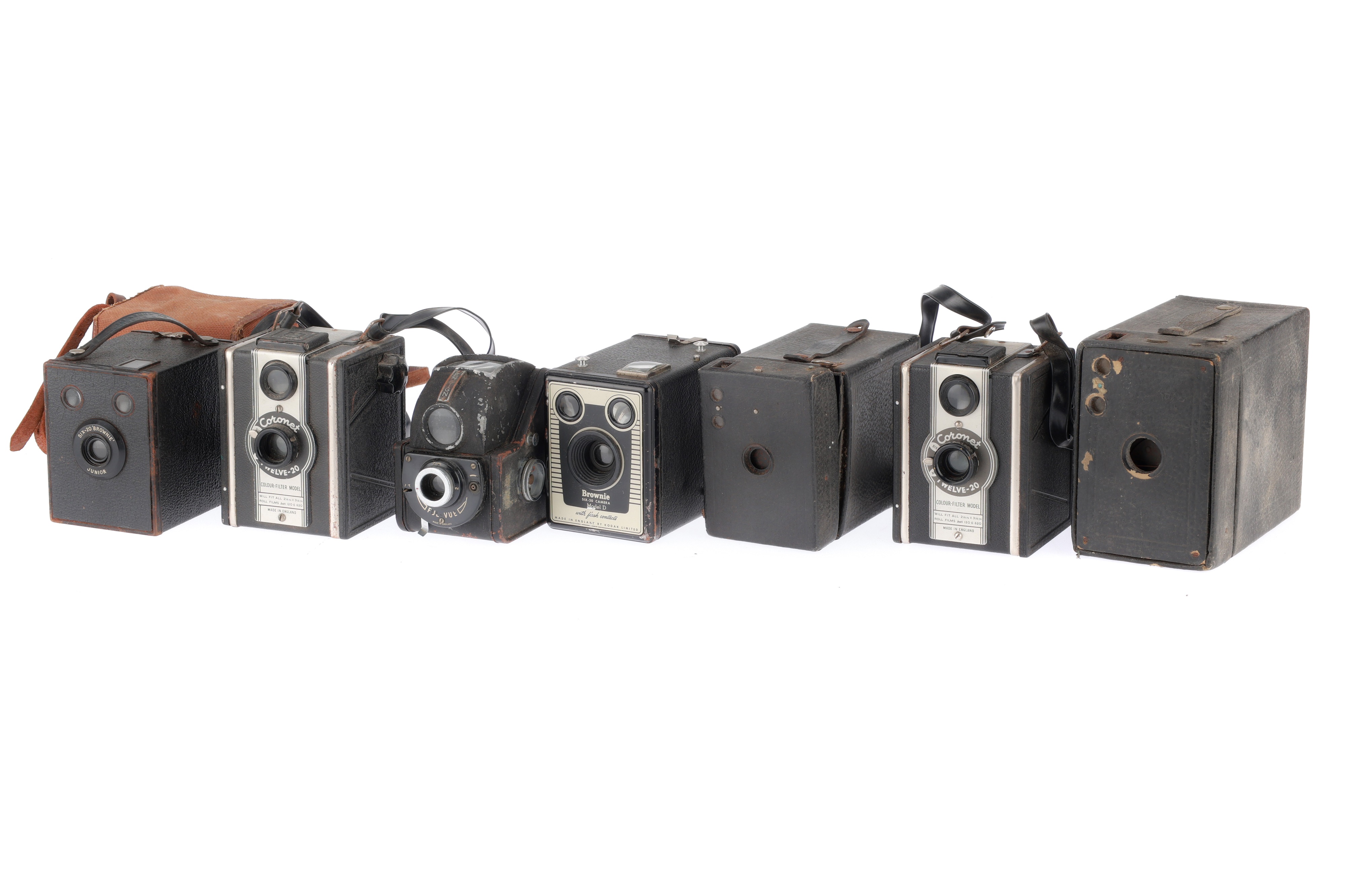Camera Shot Box Lot 272 - A Large Selection of Box Cameras,