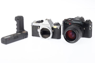 Lot 143 - A Pair of Pentax SLR Cameras