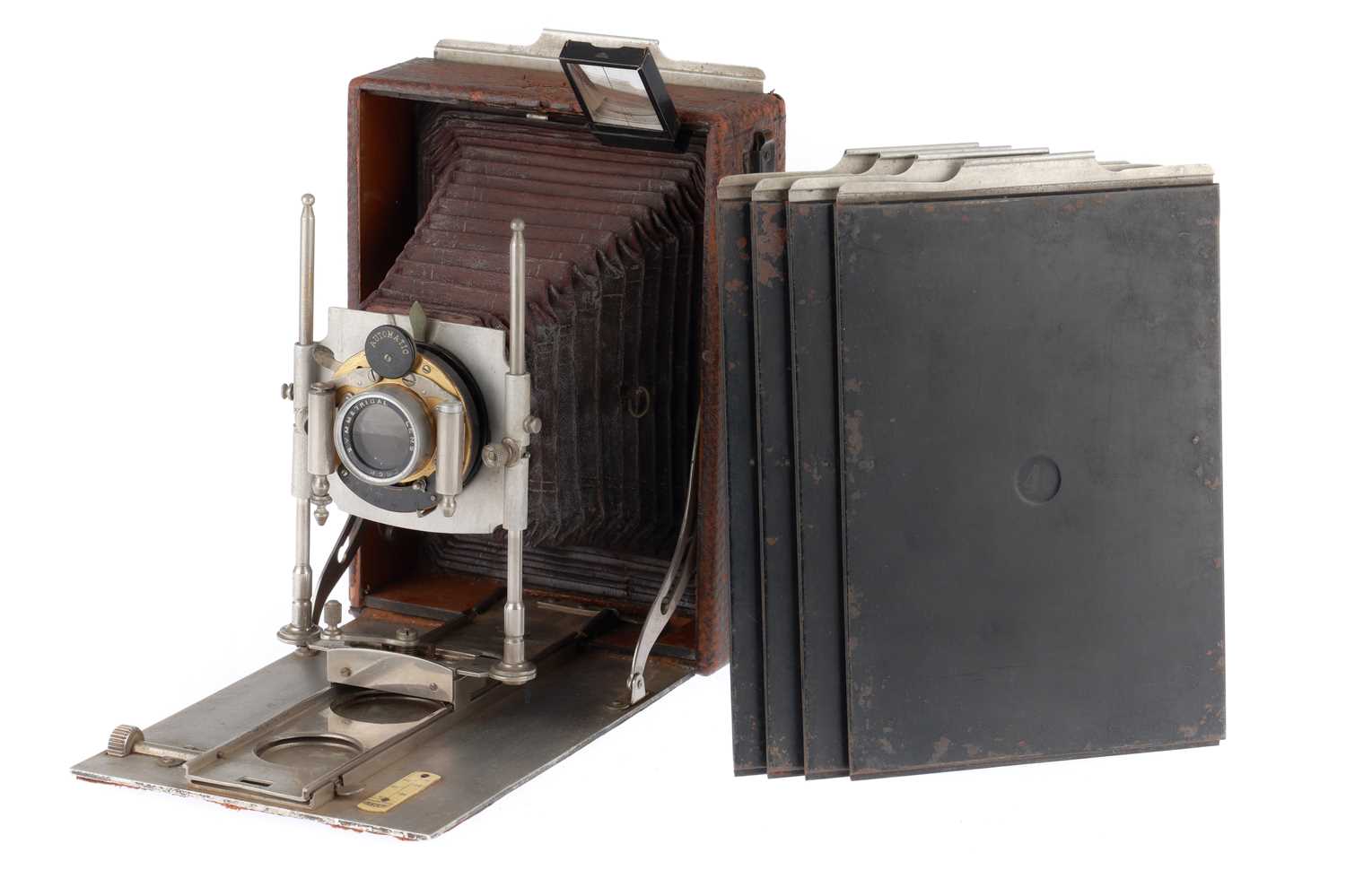★The Cameo quarter plate camera 英国製 Butchers Quarter Plate camera 'The Cameo', c1908