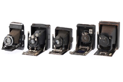 Lot 519 - A Group of Folding Plate Cameras