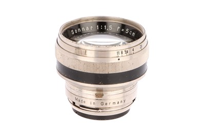 Lot 315 - A Carl Zeiss Jena Sonnar f/1.5 50mm Lens