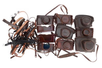 Lot 31 - A Mixed Selection of Leica Camera Cases & Straps