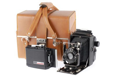 Lot 157 - A Zeiss Ikon 111 Folding Plate Camera