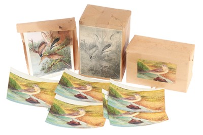 Lot 946 - James Maurice Harrison, Printers Blocks for Birds of Kent