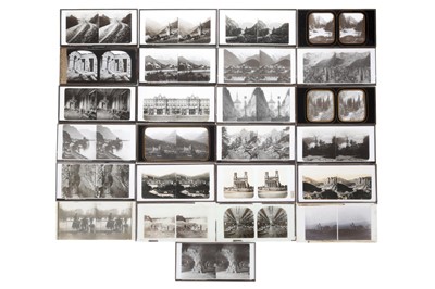 Lot 63 - Collection of 25 French Diapositive Stereo Images