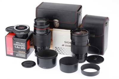 Lot 355 - A Group of Sigma Lenses