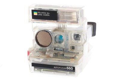 Lot 251 - A Transparent / Clear Promotional Polaroid Autofocus 660