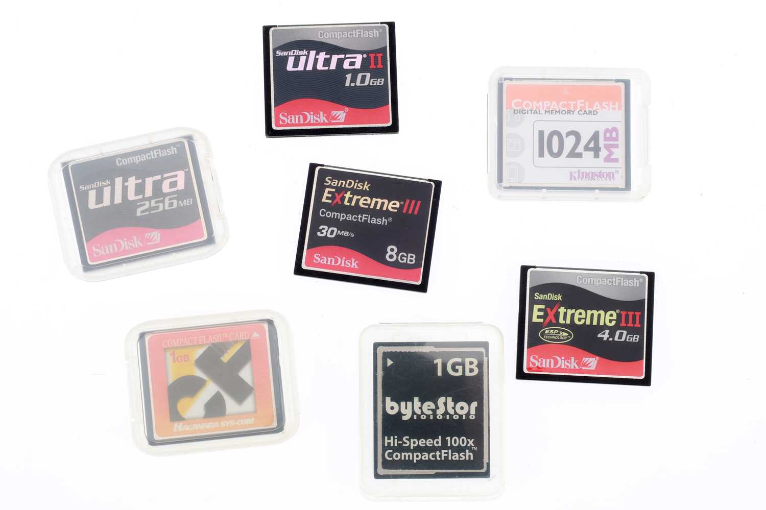 Lot 537 - A Small Collection of Compact Flash,