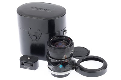 Lot 138 - A Canon TS f/2.8 35mm S.S.C. Tilt Shift Lens