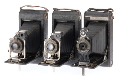 Lot 246 - Three Large Kodak Folding Cameras