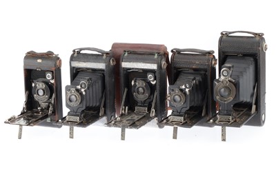 Lot 248 - A Mixed Selection of Kodak Folding Cameras