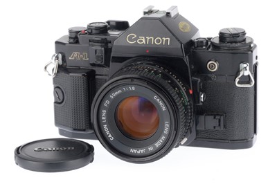 Lot 185 - A Canon A-1 35mm SLR Camera