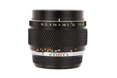 Lot 328 - An Olympus G.Zuiko f/1.2 55mm Lens