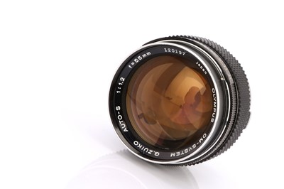 Lot 328 - An Olympus G.Zuiko f/1.2 55mm Lens
