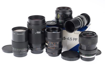 Lot 419 - A Mixed Selection of Camera Lenses