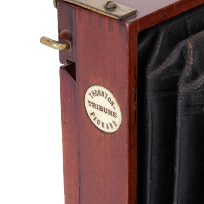 Lot 225 - A Thornton-Pickard Tribune Quarter Plate Mahogany Camera