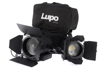 Lot 670 - Two Lupo DAYLED 1000 LED Fresnel Lights