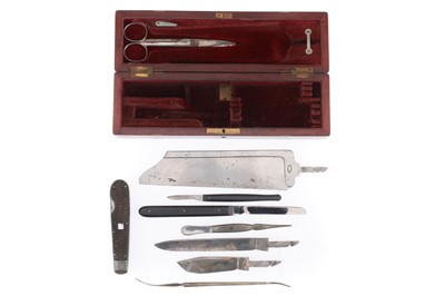 Lot 842 - Small Case of Surgeons Surgical Instruments