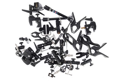 Lot 702 - A Large Selection of Photography Studio Grip & Support Devices