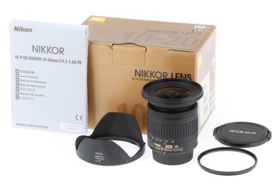 Lot 410 - A Nikon Nikkor AFP DX f/4.5-5.6 10-20mm G VR Lens