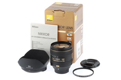 Lot 413 - A Nikon Nikkor AF-S f/2.8-4 16-80mm E ED VR Lens