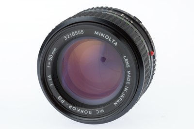 Lot 402 - A Minolta MC Rokkor-PG f/1.4 50mm Lens