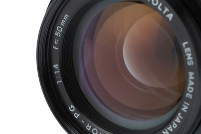 Lot 402 - A Minolta MC Rokkor-PG f/1.4 50mm Lens