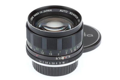 Lot 403 - A Minolta Auto Rokkor-PF f/1.4 58mm Lens