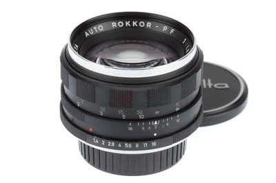 Lot 406 - A Minolta Auto Rokkor-PF f/1.4 58mm Lens