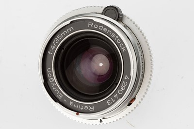 Lot 333 - A Kodak Retina IIIs 35mm Rangefinder Camera Outfit