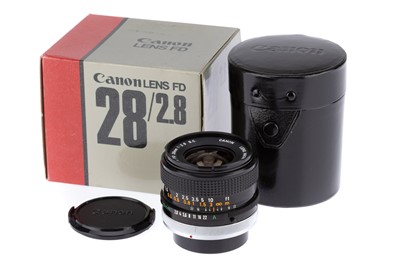 Lot 407 - A Canon FD f/2.8 28mm S.C. Lens