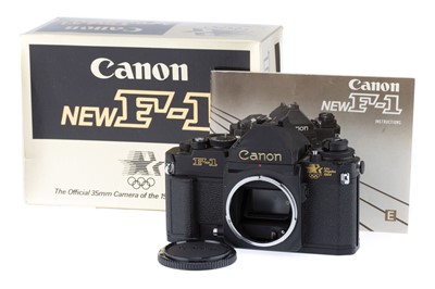 Lot 135 - A Canon New F1 1984 Olympics 35mm SLR Camera Body