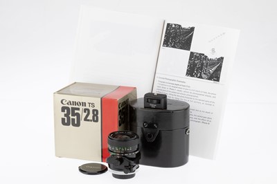 Lot 417 - A Canon Tilt-Shift f/2.8 35mm S.S.C. Lens