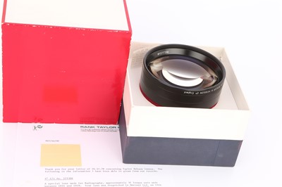 Lot 349 - A Taylor Hobson f/1 4" Lens