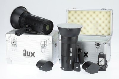 Lot 690 - A Pair of iLux e600 Wireless Studio Flash Heads