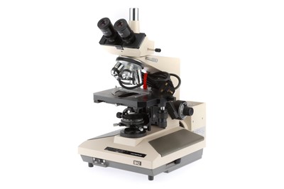 Lot 828 - An Olympus BH-2 Trinocular Microscope