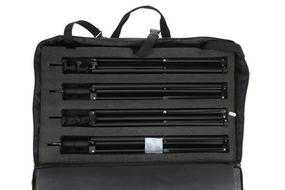 Lot 711 - A NanGuang LED 4-Light Portable Studio Lighting Kit