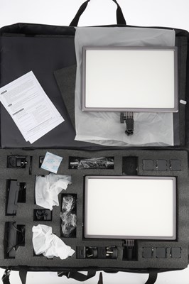Lot 711 - A NanGuang LED 4-Light Portable Studio Lighting Kit