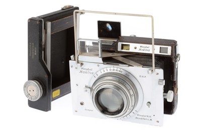 Lot 239 - A Plaubel Makina II Folding Plate Camera