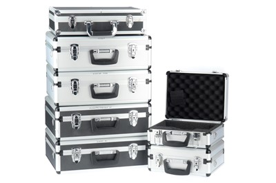 Lot 314 - A Selection of Aluminium Camera Travel Cases